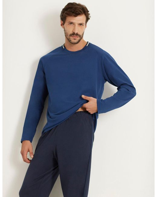 Long pajamas - Daily Pajamas di Yamamay in Blue da Uomo