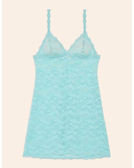 Sottoveste semi-trasparente in pizzo Fancy Lace di Yamamay in Blue