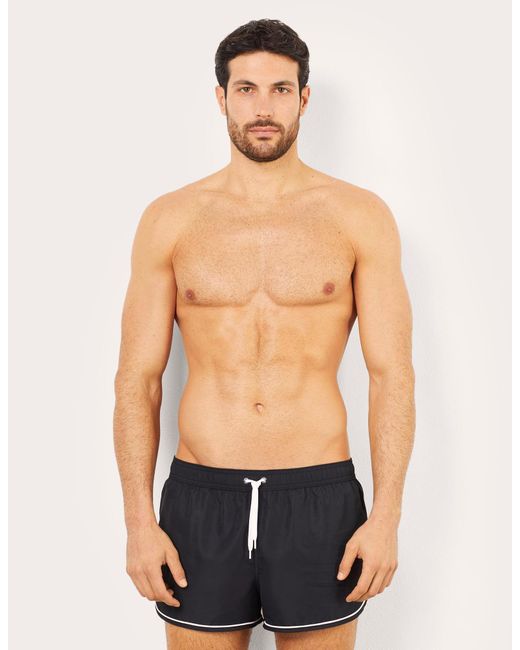 Costume boxer corto con fascette a contrasto Passepartout di Yamamay in Blue da Uomo