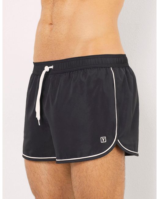 Costume boxer corto con fascette a contrasto Passepartout di Yamamay in Blue da Uomo