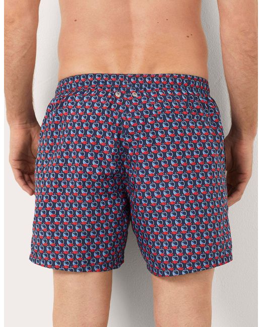 Costume boxer da uomo con pesci Marina I di Yamamay in Blue da Uomo