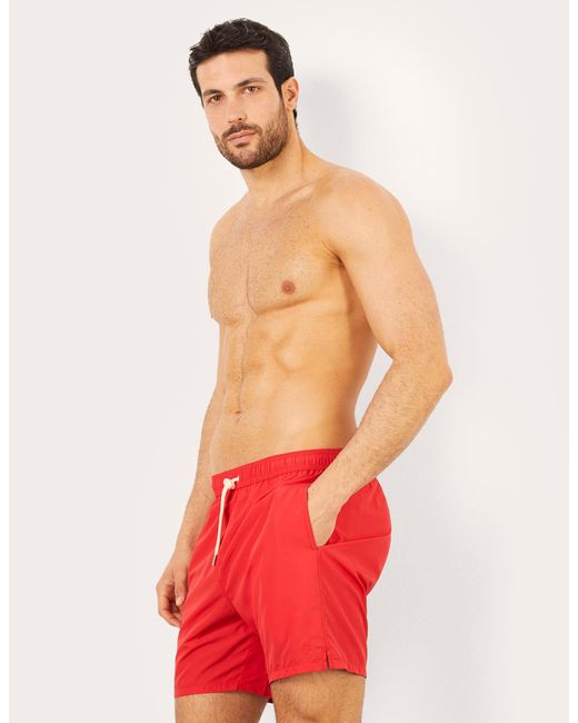 Boxer costume lunghezza media Passepartout di Yamamay in Red da Uomo