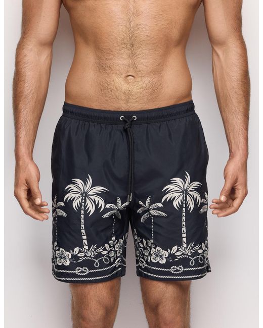 Costume boxer lungo da uomo Malibù di Yamamay in Blue da Uomo