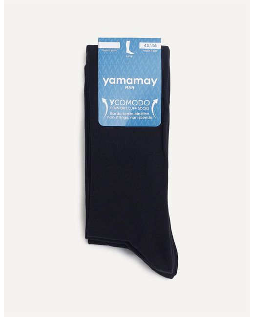 Multipack tre calze lunghe unisex Comodo di Yamamay in Black da Uomo
