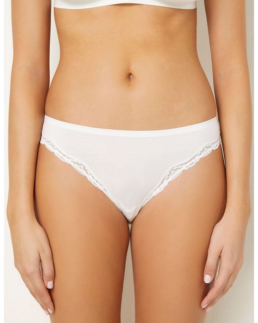 Slip in TM Modal e Seta di Yamamay in Natural