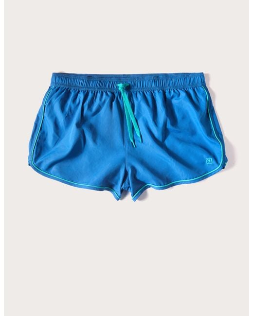 Costume boxer corto con fascette a contrasto Passepartout di Yamamay in Blue da Uomo