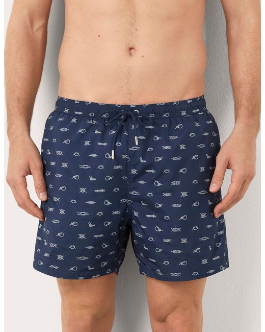 Costume boxer da uomo con elementi nautici Marina I di Yamamay in Blue da Uomo