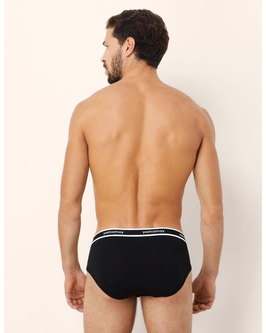 Slip in jersey elasticizzato New Fashion Color di Yamamay in Black da Uomo