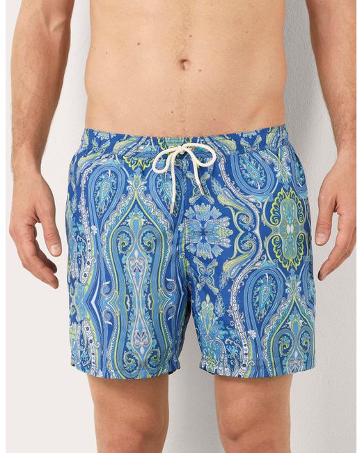 Costume boxer da uomo con stampa paisley Marina I di Yamamay in Blue da Uomo