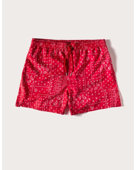 Costume boxer da uomo effetto cashmere Marina di Yamamay in Red da Uomo