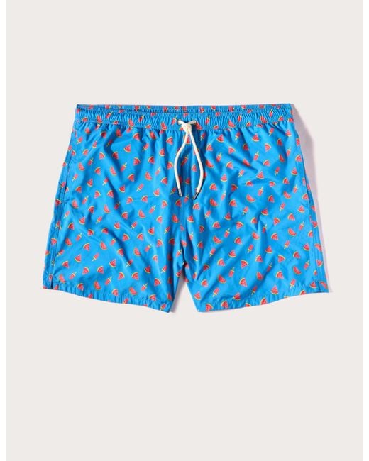 Costume boxer da uomo con anguria Funny I di Yamamay in Blue da Uomo