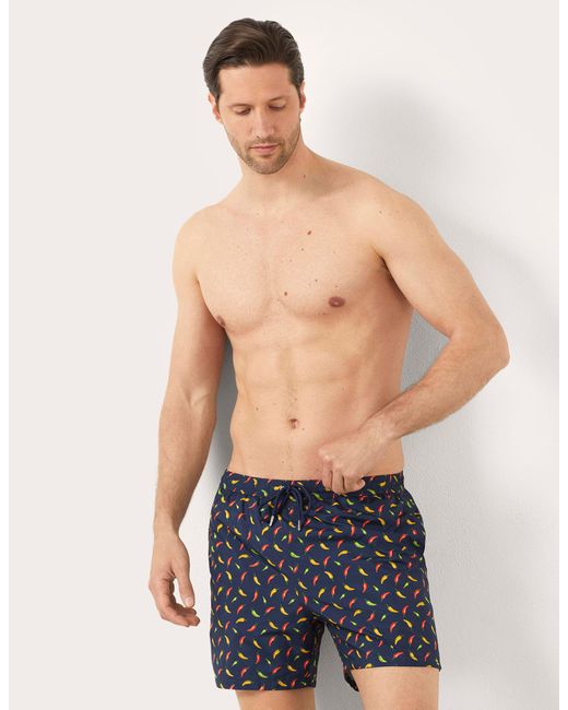 Costume boxer da uomo con peperoncini Funny I di Yamamay in Blue da Uomo