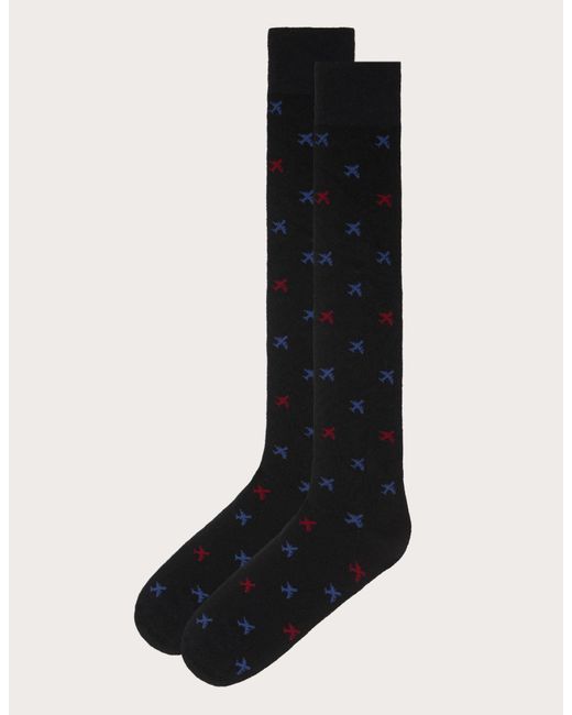 Calze lunghe da uomo con aerei Daily II di Yamamay in Black da Uomo