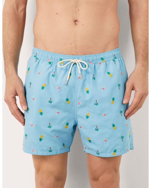 Costume boxer da uomo con palme e cocktails Tropical di Yamamay in Blue da Uomo