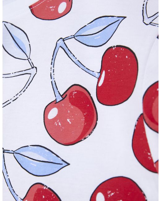 Camicia da notte corta da donna Hello Kitty di Yamamay in Red