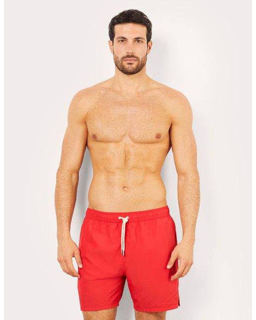 Boxer costume lunghezza media Passepartout di Yamamay in Red da Uomo