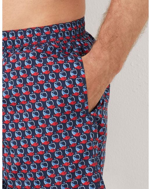 Costume boxer da uomo con pesci Marina I di Yamamay in Blue da Uomo