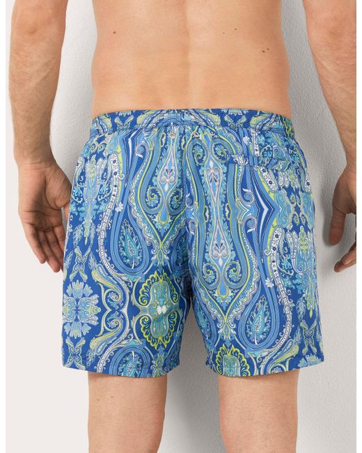 Costume boxer da uomo con stampa paisley Marina I di Yamamay in Blue da Uomo