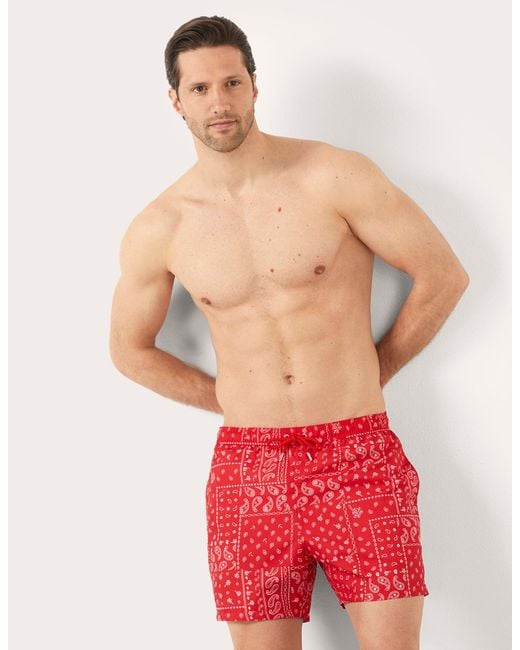 Costume boxer da uomo effetto cashmere Marina di Yamamay in Red da Uomo