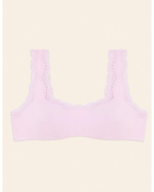 Bralette sfoderata in TM Modal e Seta con ferretto flessibile di Yamamay in Natural