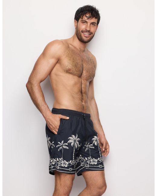 Costume boxer lungo da uomo Malibù di Yamamay in Blue da Uomo
