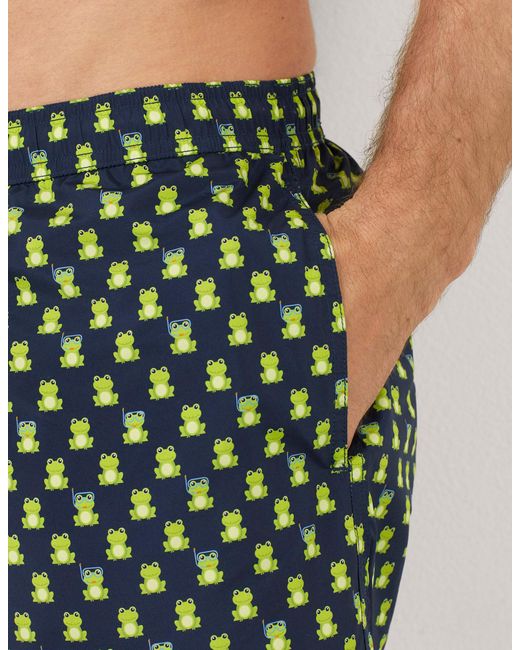 Costume boxer da uomo con ranocchie Funny I di Yamamay in Green da Uomo