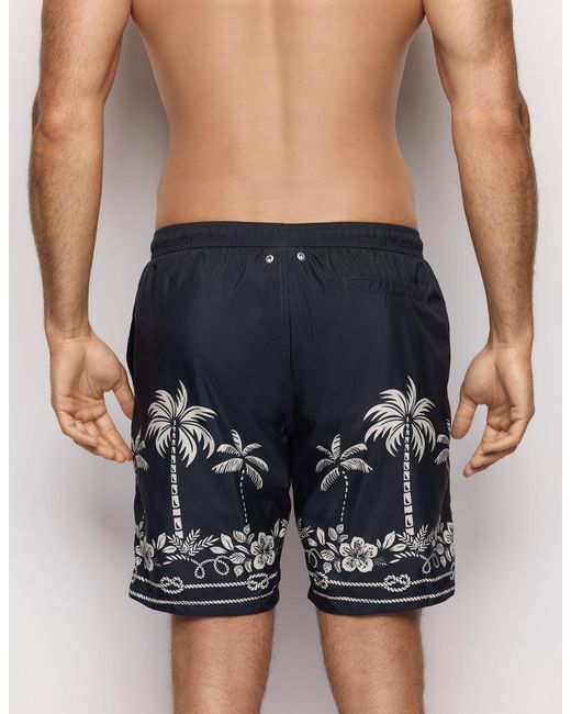 Costume boxer lungo da uomo Malibù di Yamamay in Blue da Uomo
