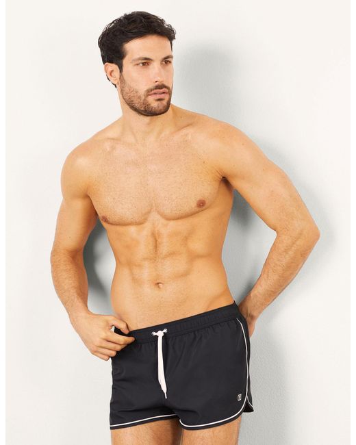 Costume boxer corto con fascette a contrasto Passepartout di Yamamay in Blue da Uomo
