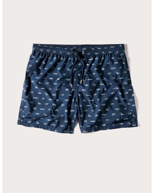Costume boxer da uomo con elementi nautici Marina I di Yamamay in Blue da Uomo