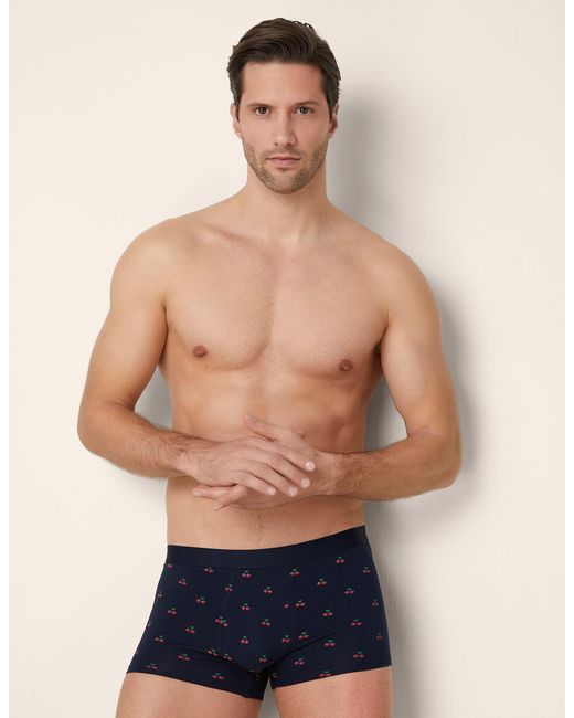 Boxer stampa frutta in jersey di cotone Daily di Yamamay in Blue da Uomo