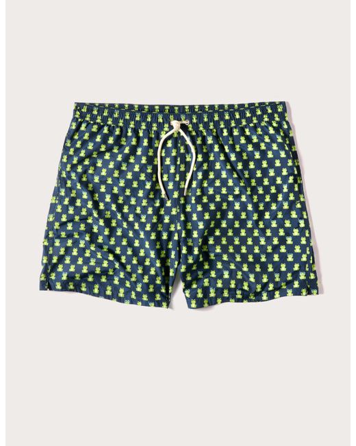 Costume boxer da uomo con ranocchie Funny I di Yamamay in Green da Uomo
