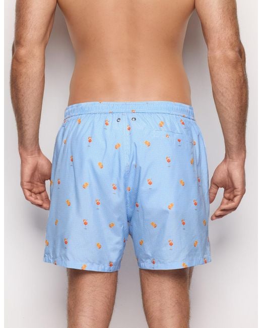 Costume boxer da uomo con spritz Funny I di Yamamay in Blue da Uomo
