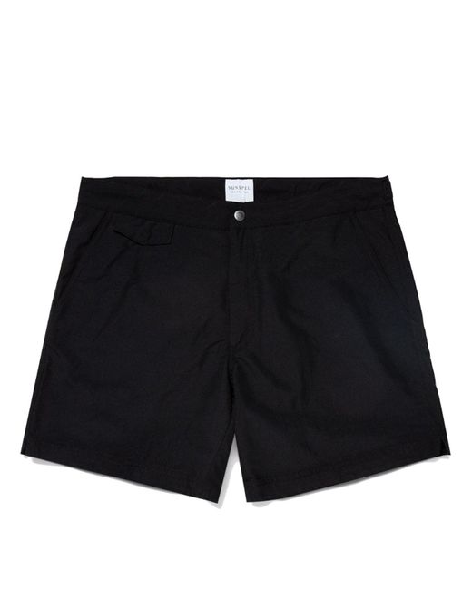 Sunspel Tailored Swim Short in Black for Men | Lyst