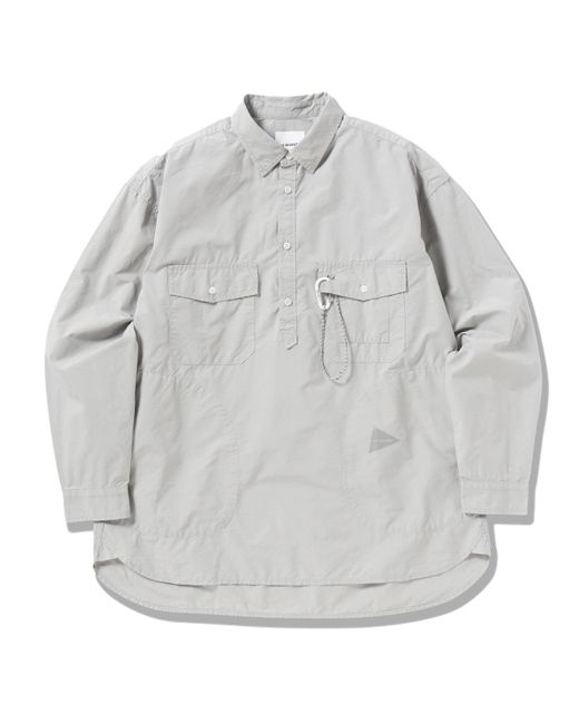and wander Cordura Typewriter L/s Over Shirt in Gray for Men | Lyst