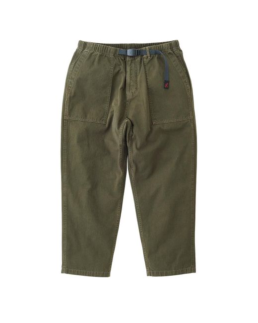 gramicci loose tapered pants olive