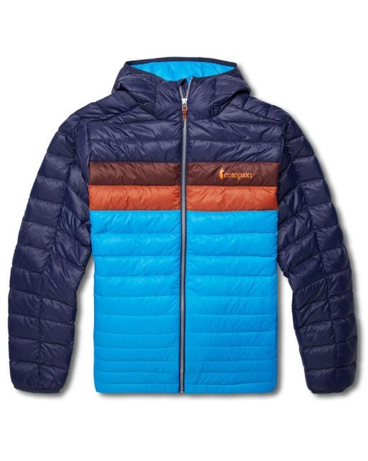 COTOPAXI Fuego Down Hooded Jacket in Blue for Men Lyst