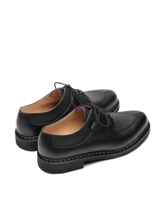 Paraboot Avignon Shoe Grained Leather in Black for Men | Lyst