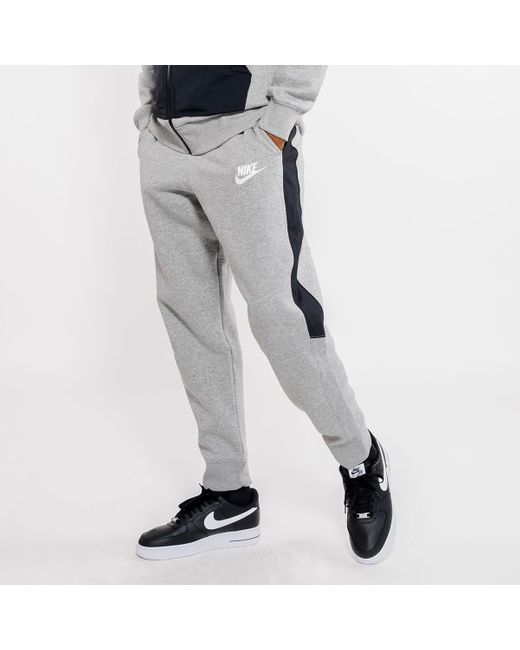 Nike Fleece Hybrid Jogger Pant in Grey (Gray) for Men - Lyst