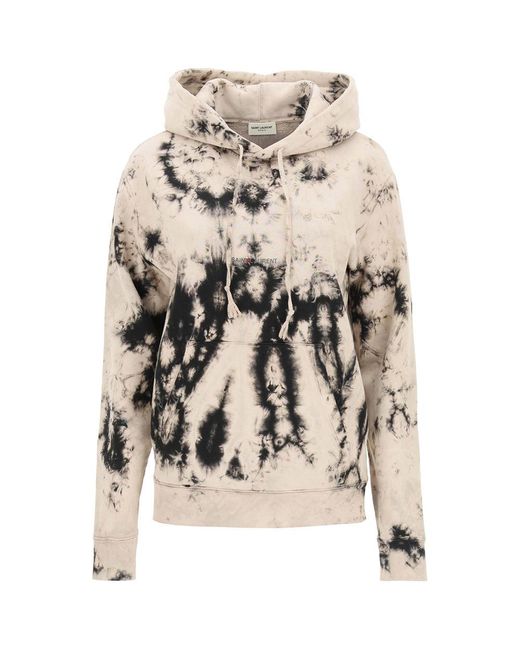 beige tie dye sweatshirt
