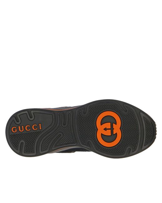 Buy Gucci Neutral Run Sneakers in Monogram Leather for Men in UAE | Ounass