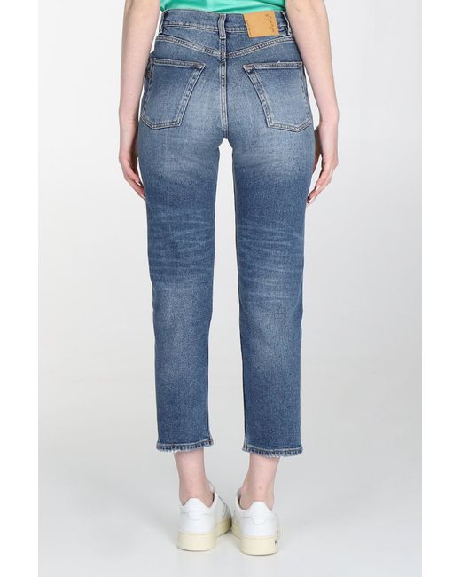 Haikure Jeans In Denim Di Cotone 5 Tasche in Blue | Lyst UK