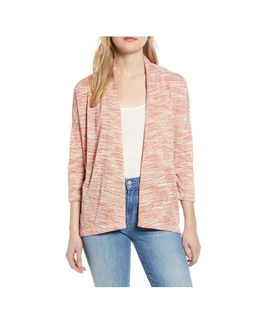 bobeau open front cardigan