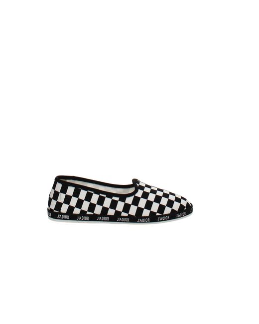 black flat slip ons