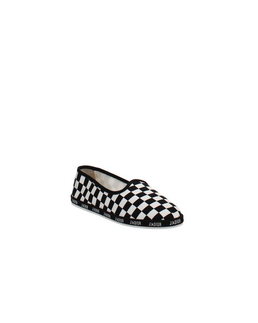 black flat slip ons