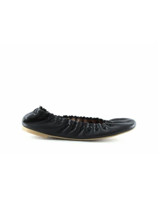 See By Chloé Goat Lace Ballerina Black - Lyst