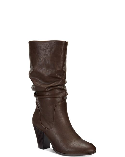 Esprit Oliana Mid-calf Boots in Dark Brown (Brown) - Lyst