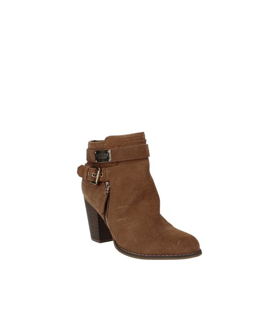 guess brown booties