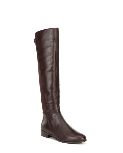 MICHAEL Michael Kors Leather Bromley Riding Boots in Brown - Lyst