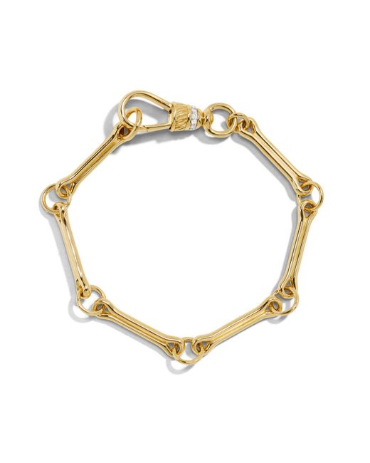Lucy Delius Metallic Show Your Bones Yellow Gold Bracelet