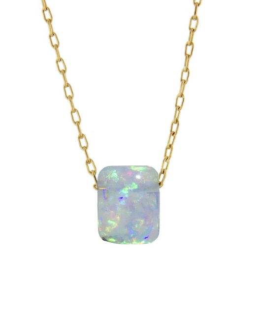 Ten Thousand Things Multicolor Opal Chicklet Necklace